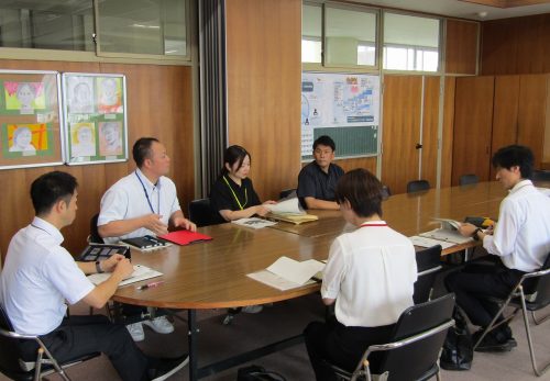 9.5道徳計画訪問（3年4組公開授業）