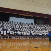 10.2 ３年生高校一日入学の間に