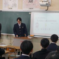 12.10進路講話②（２年生）