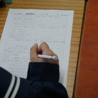 12.24職業体験事後講話③（２年生）