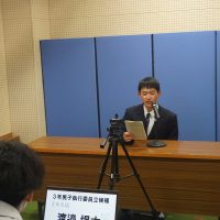 3.3政見放送・生徒会立会演説リハーサル