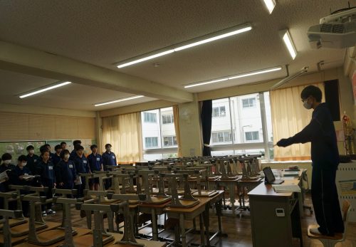 3.13 １・２年生合同合唱練習