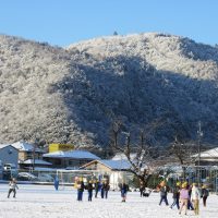 雪の日の朝