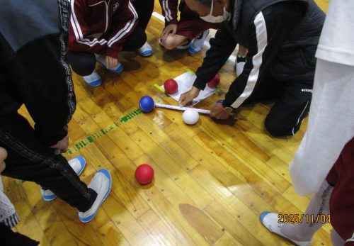 ボッチャ体験（4年生）