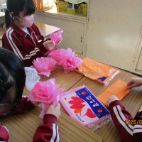 思い出の会の準備（５年生）