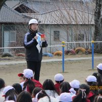 昼休みの避難訓練