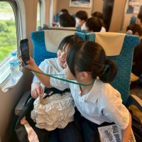富士山を眺めました（修学旅行③）