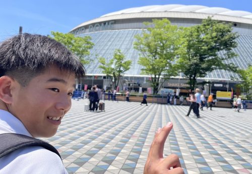 憧れの東京ドーム（修学旅行⑤）