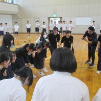 熱い夏がやってきました（中体連壮行会）