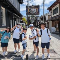 現在、黒壁スクエアです。（阿納研修②）