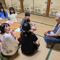 民宿の方と語りました。（阿納研修⑩）