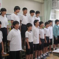 合唱頑張っています。