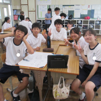 暑い日の学年レク