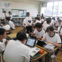 授業の様子をみていただきました。