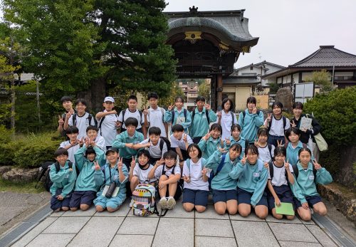 高山市に到着しました。(1年生校外研修②)