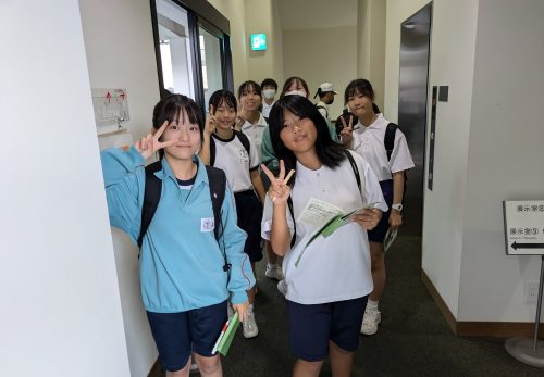 午後の研修(1年生校外研修⑤)