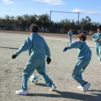 寒さに負けず…