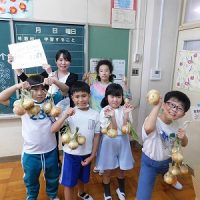 「私たちが育てた玉ねぎです。」