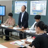 園児時代にお世話になった先生の授業参観