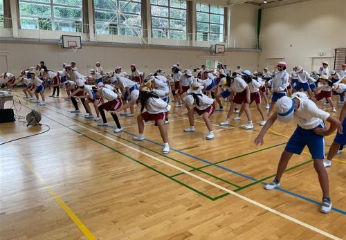 ６年生 学年でソーラン練習スタート！