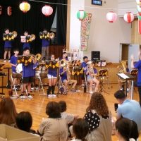 兼山子ども夏まつり　金管演奏　ありがとうございました。