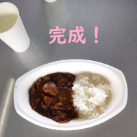 5年　宿泊研修　野外炊事