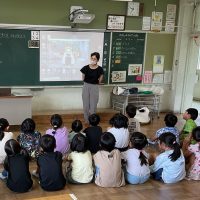 １年生　食育の授業がありました