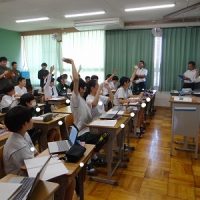 １年生　数学授業公開MJ（観て！私達の授業）