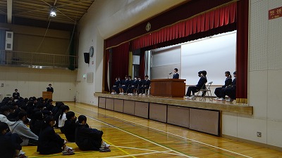 生徒会立会演説会，選挙