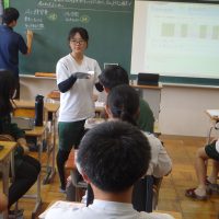 ７月１８日（金）　３年生　公民の授業　＆　夏休み前最終日