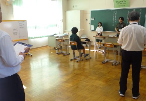 １０月１７日（金）　　教育長訪問