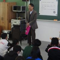 １月２１日（水）　　可児市長さん来校