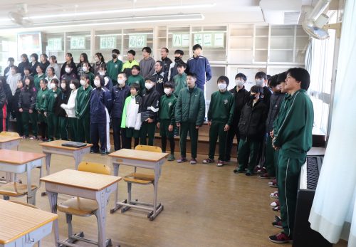 ２月４日（水）　校歌の録音