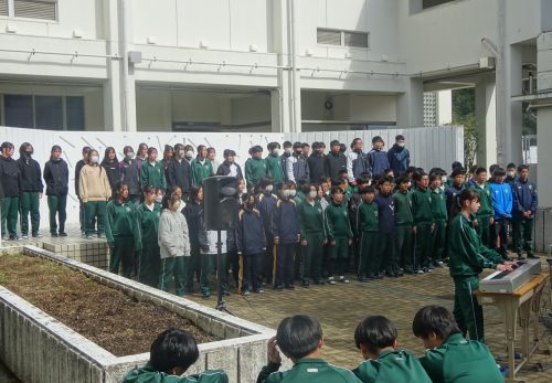 ３月２日（月）　３年生のために