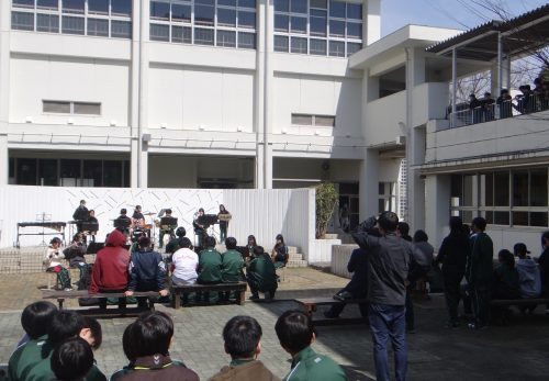 ３月２４日（火）　吹奏楽部ガーデンコンサート