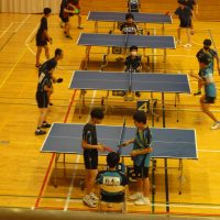 6月24日(土)　中体連始まる　卓球団体戦
