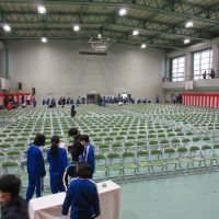 3月5日(火)　卒業式準備作業