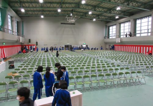 3月5日(火)　卒業式準備作業